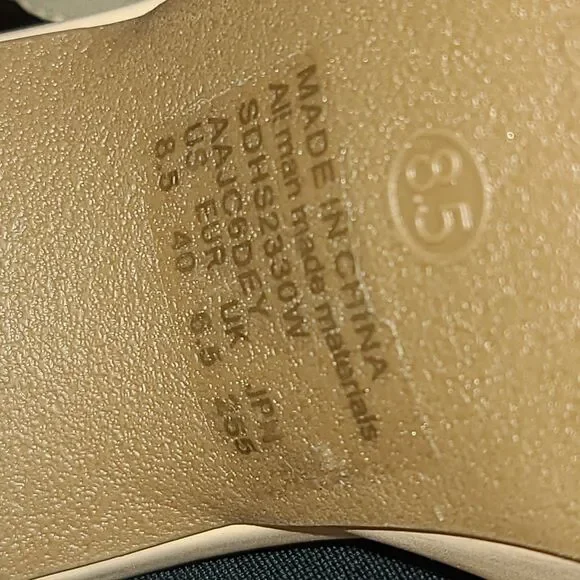 DREAM PAIRS Square Toe Platform Chunky Heel Sandals 8.5 Graduation Wedding Dance - Picture 8 of 10